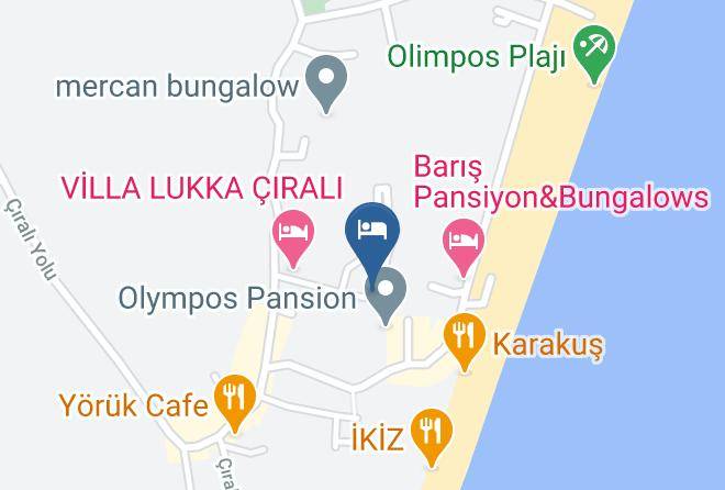 Antalya - Rosemary Pansiyon Maps