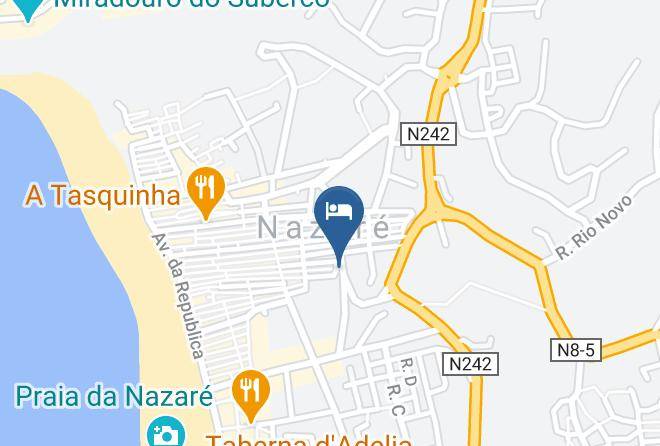 Holidays Nazare Inn Holidays Nazare Map
