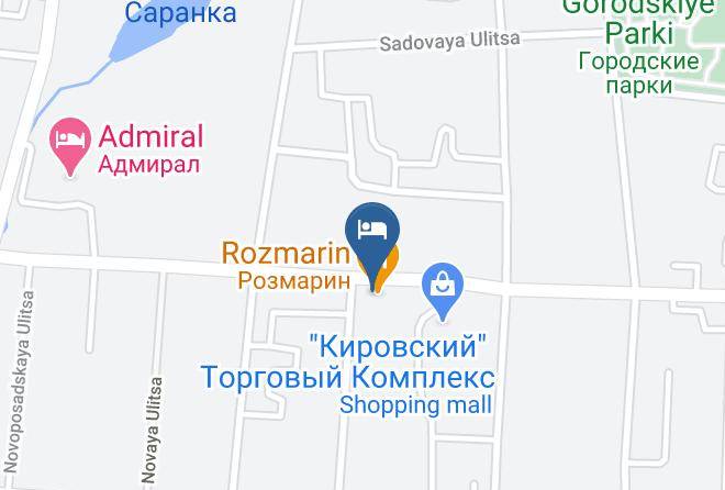 Saransk - Rosemary Inn Maps