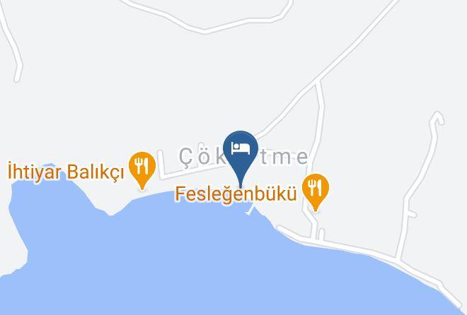 Mugla - Rosemary Restaurant Otel Cokertme Maps