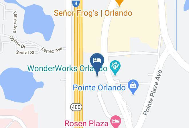 Orange - Rosen Inn At Pointe Orlando Maps