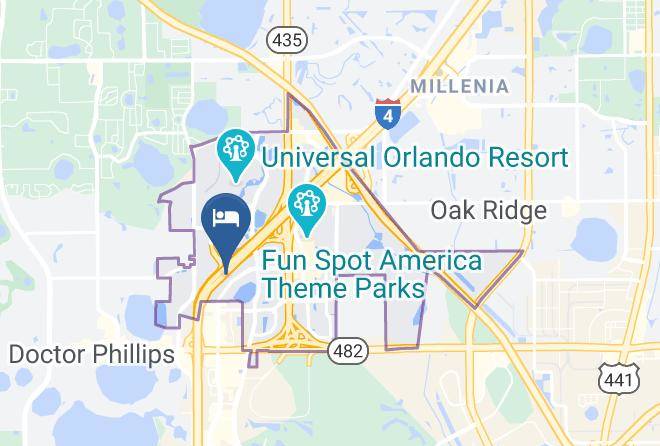 Orange - Rosen Inn Maps