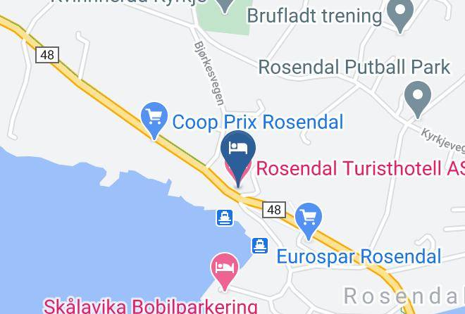 Kvinnherad - Rosendal Turisthotell Maps
