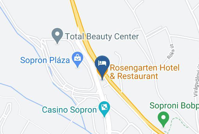 Sopron - Rosengarten Hotel & Restaurant Maps