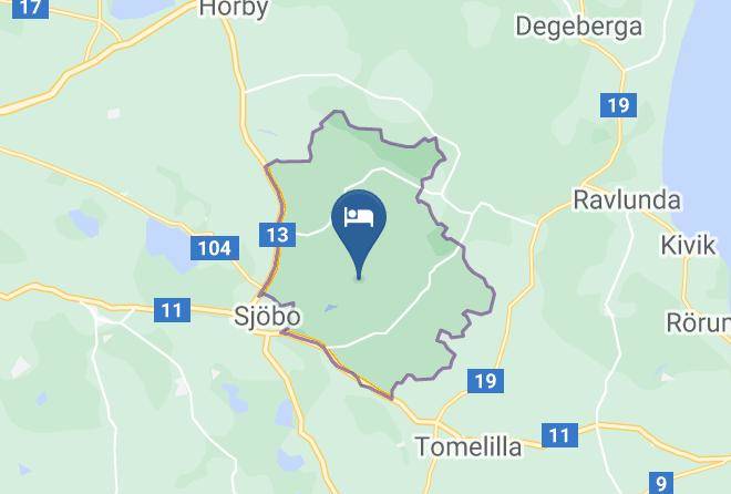 Sjobo - Rosenhalls Gard Maps