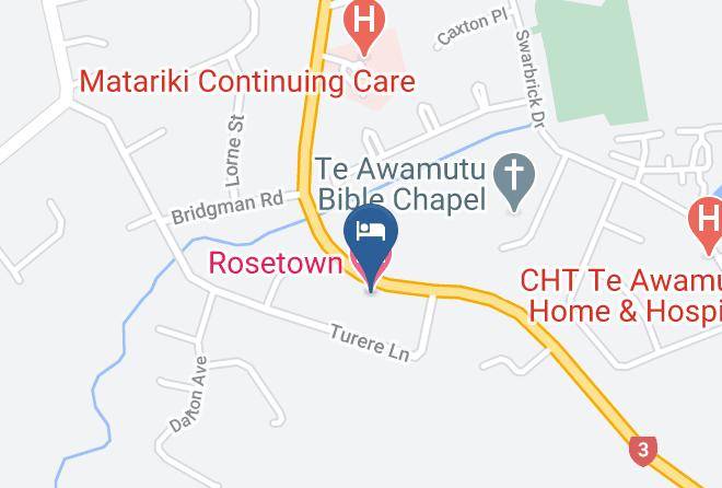 Waipa - Rosetown Motel Maps