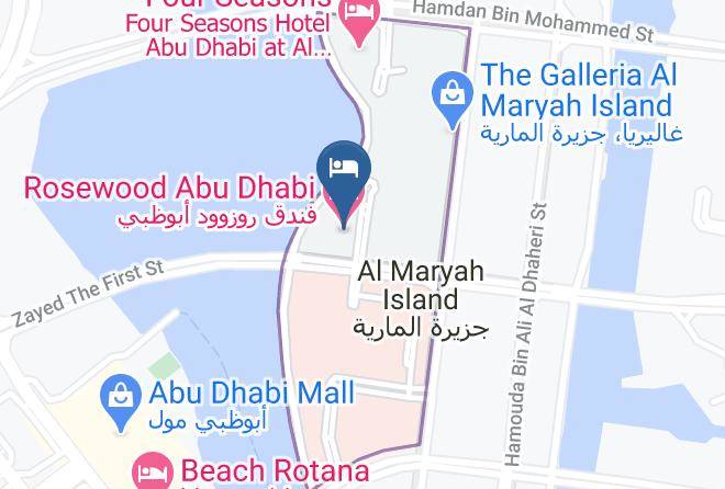 Abu Dhabi - Rosewood Abu Dhabi Maps