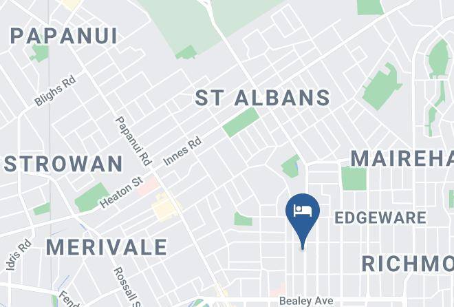 Christchurch - Rosewood Court Motel Maps