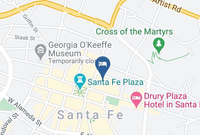 Rosewood Inn Of The Anasazi Map