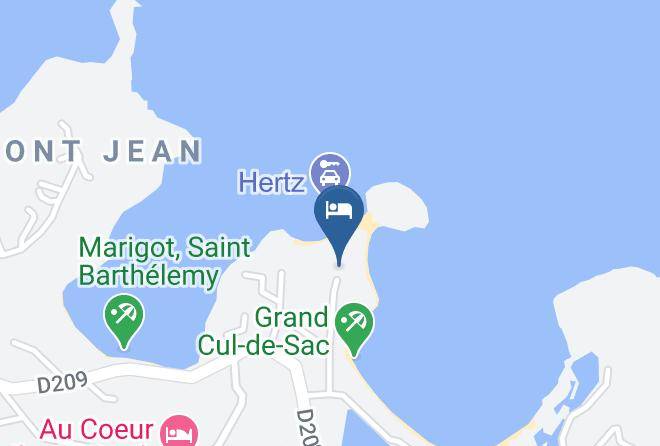 Gustavia - Rosewood Le Guanahani St Barth Maps