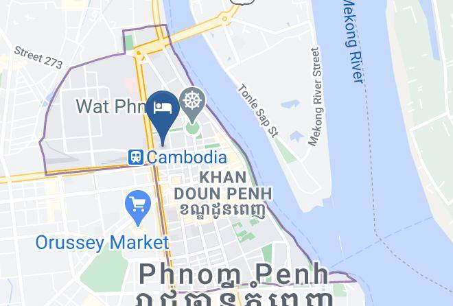 Doun Penh - Rosewood Phnom Penh Maps
