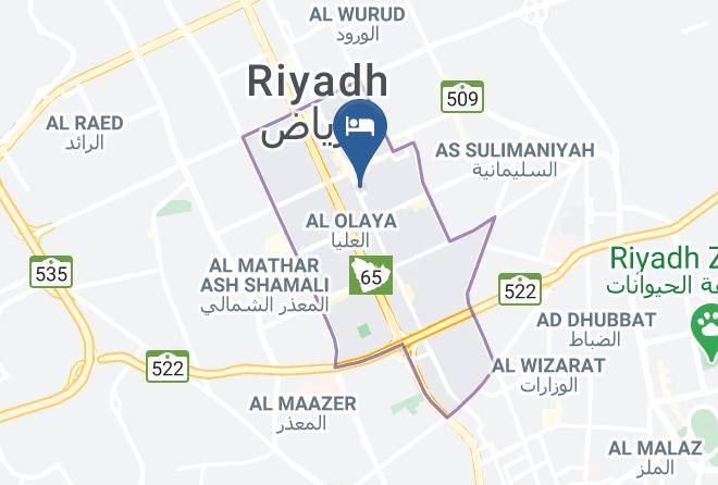 Riyadh - Rosh Rayhaan By Rotana Maps