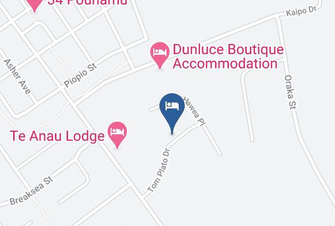 Te Anau - Rosies Backpacker Homestay Bbh Maps
