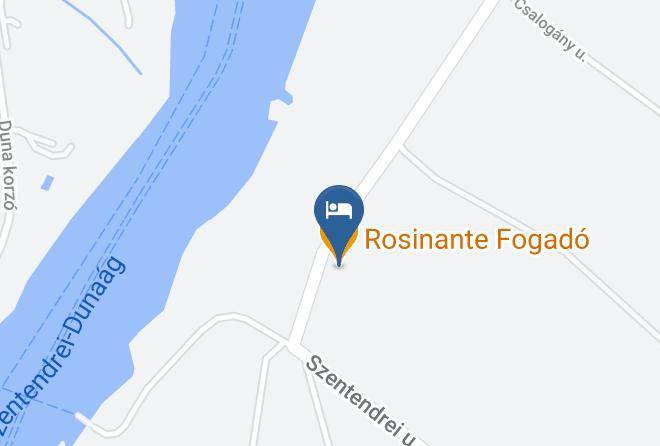 Szigetmonostor - Rosinante Fogado Maps
