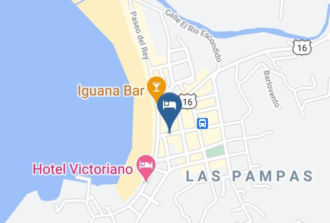 San Juan Del Sur - Rositas Hotel Maps