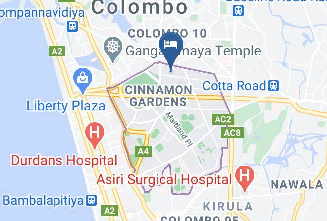 Colombo - Rosmead Place By Thilanka Maps