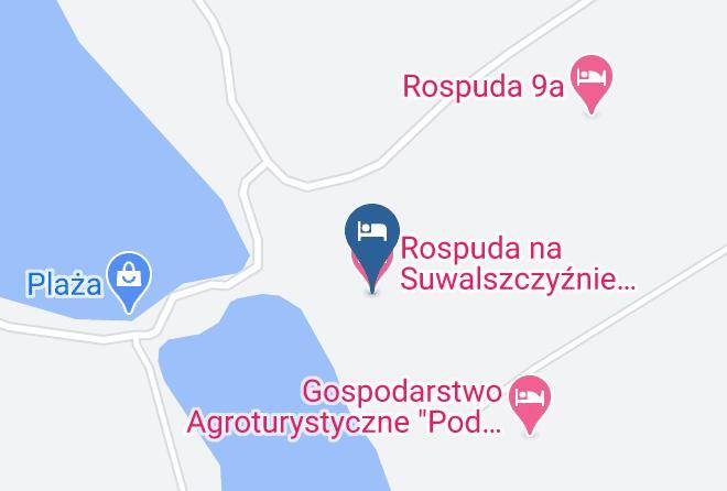 Rospuda Na Suwalszczyznie Pensjonaty Pokoje Noclegi Wypoczynek Map