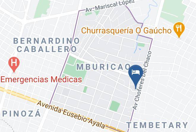 Asuncion - Ross Char Hotel Maps
