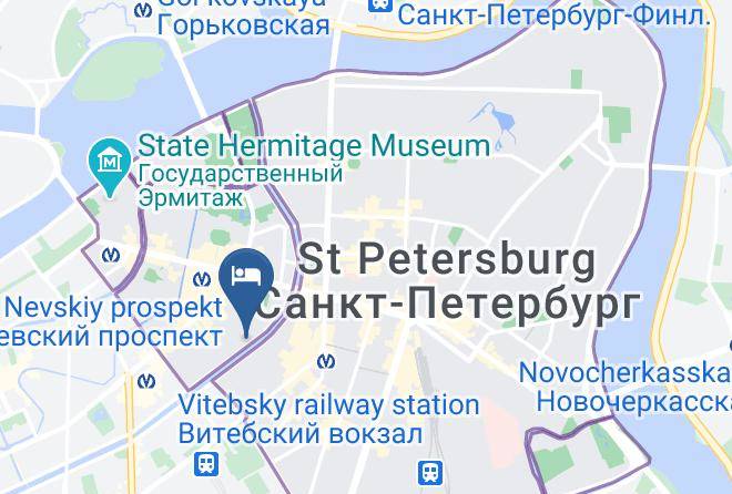 Saint Petersburg - Rossi Boutique Hotel & Spa Maps
