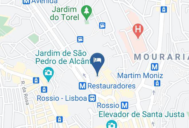 Lisbon - Rossio Garden Hotel Maps