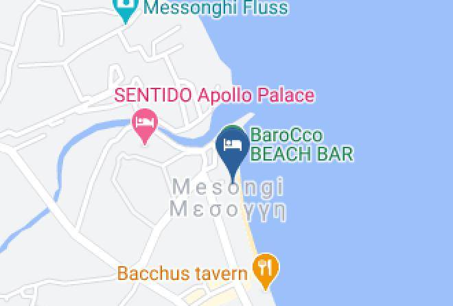 Kerkira - Rossis Beach Hotel Maps