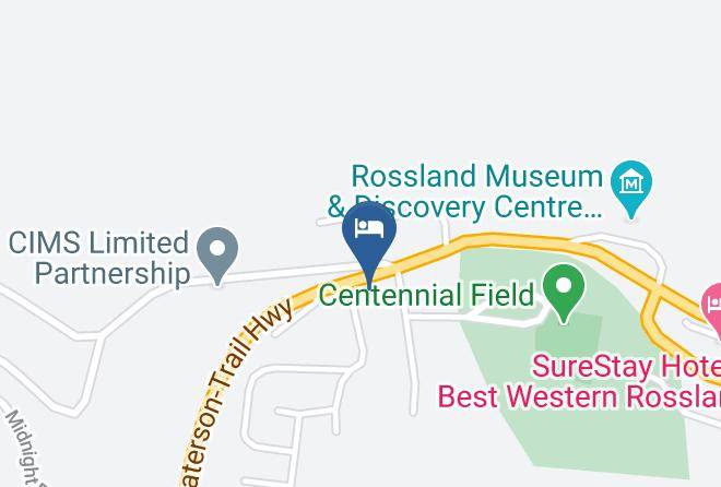 Kootenay Boundary - Rossland Motel Maps