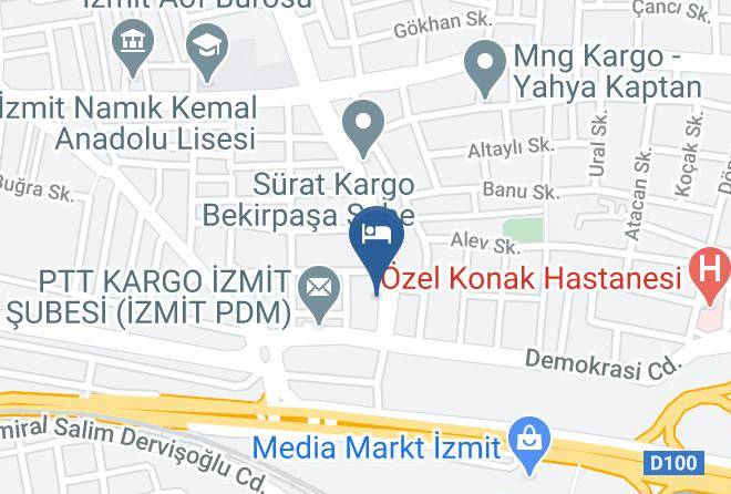 Izmit - Rosso Hotel Maps