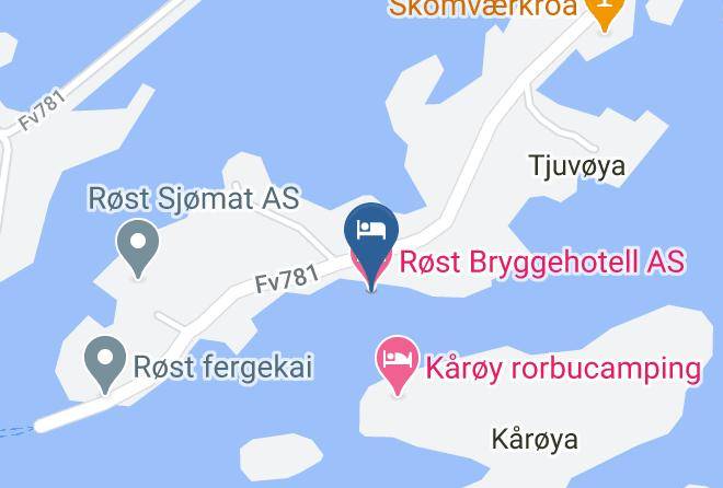 Rost - Rost Bryggehotell As Maps