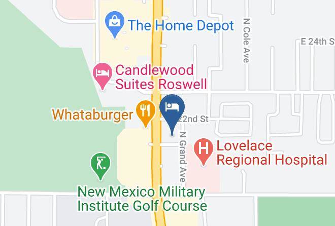 Chaves - Roswell Inn Maps