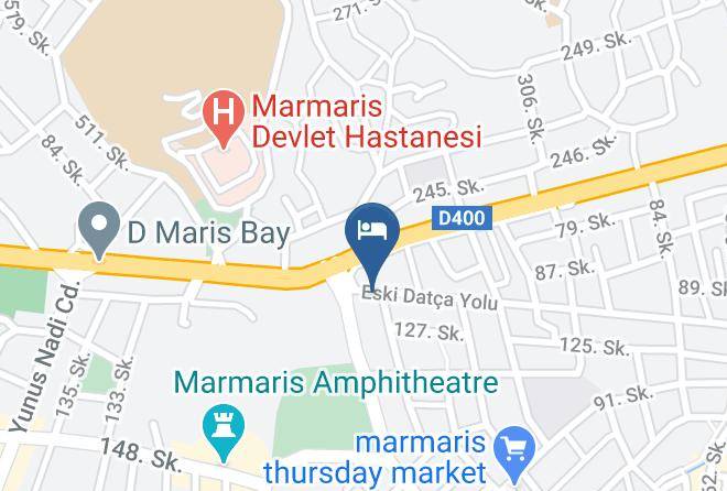 Marmaris - Rosy Hotel Maps