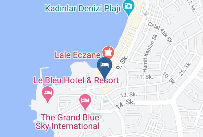 Kusadasi - Rosy Suites Hotel Maps