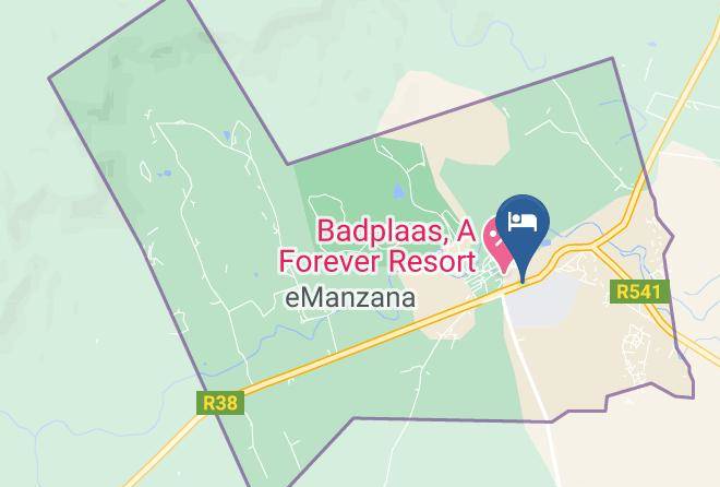 Albert Luthuli - Rotary Resort Badplaas Maps