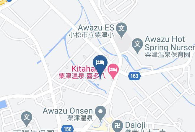 Komatsu City - Roten No Yu Kinkaku Maps