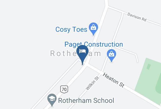 Rotherham Hotel Map