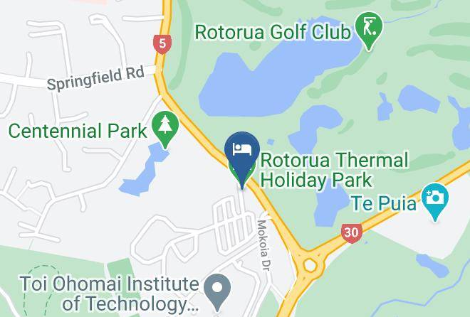 Rotorua - Rotorua Thermal Holiday Park Maps