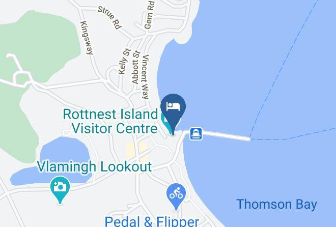 Rottnest Island Authority Holiday Units Map
