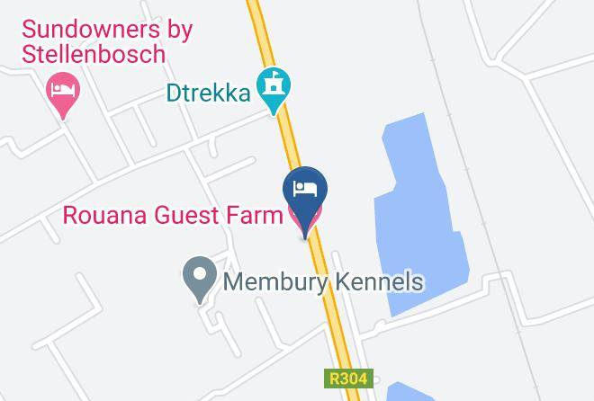 Cape Winelands - Rouana Guest Farm Maps