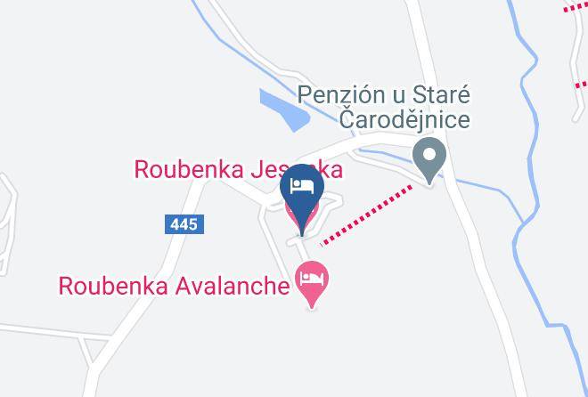 Roubenka Jesenka Map