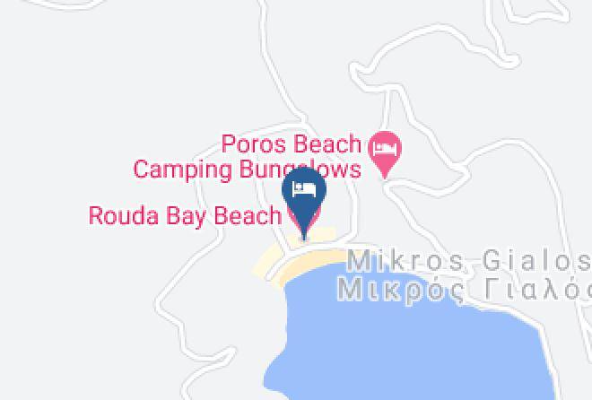 Levkas - Rouda Bay Beach Hotel Maps