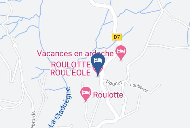 Ardeche - Roulotte Roul'eole Maps
