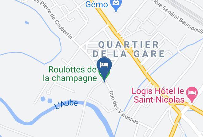 Aube - Roulottes De La Champagne Maps