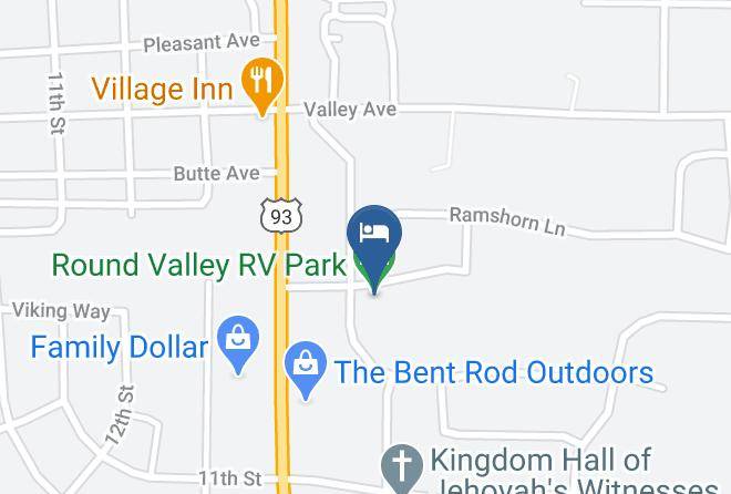 Custer - Round Valley Rv Park Maps