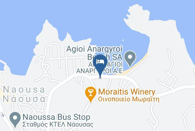 Roussos Beach Hotel Map