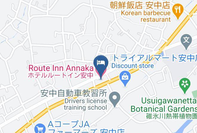 Annaka City - Route Inn Annaka Hotel Maps