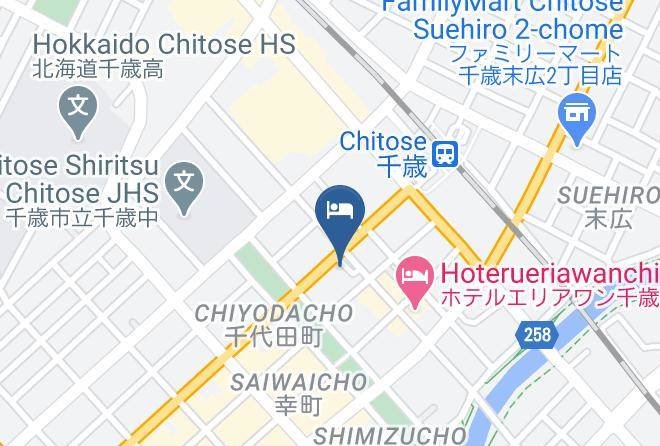 Chitose City - Route Inn Chitose Ekimae Hotel Maps