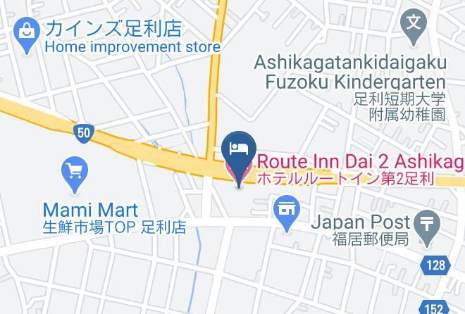 Ashikaga City - Route Inn Dai 2 Ashikaga Hotel Maps