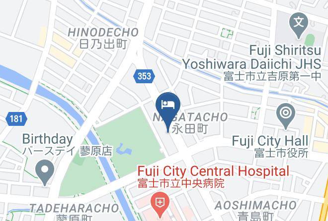 Fuji City - Hotel Route Inn Fujichuokoen Higashi Maps