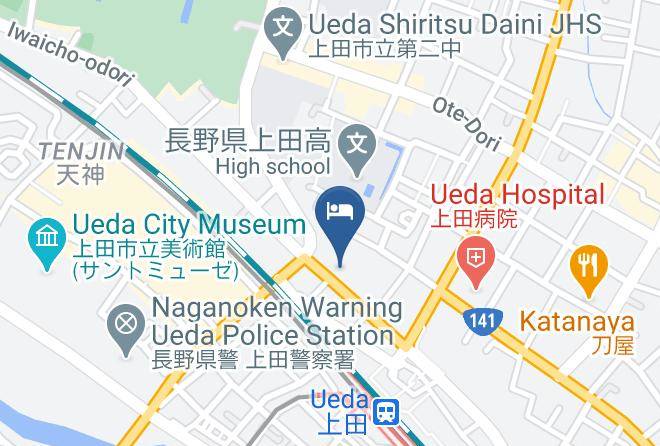 Ueda City - Route Inn Grand Ueda Ekimae Hotel Maps