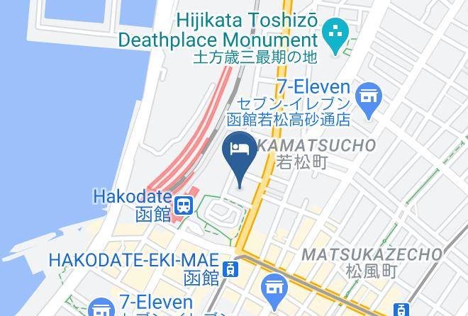 Hakodate City - Route Inn Grantia Hakodate Station Maps