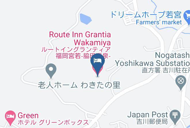 Miyawaka City - Route Inn Grantia Wakamiya Maps